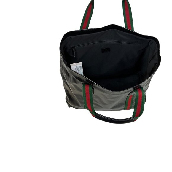 Gucci Women’s GG Crystal Medium Tote Bag in Black Leather - Picture 7 of 16